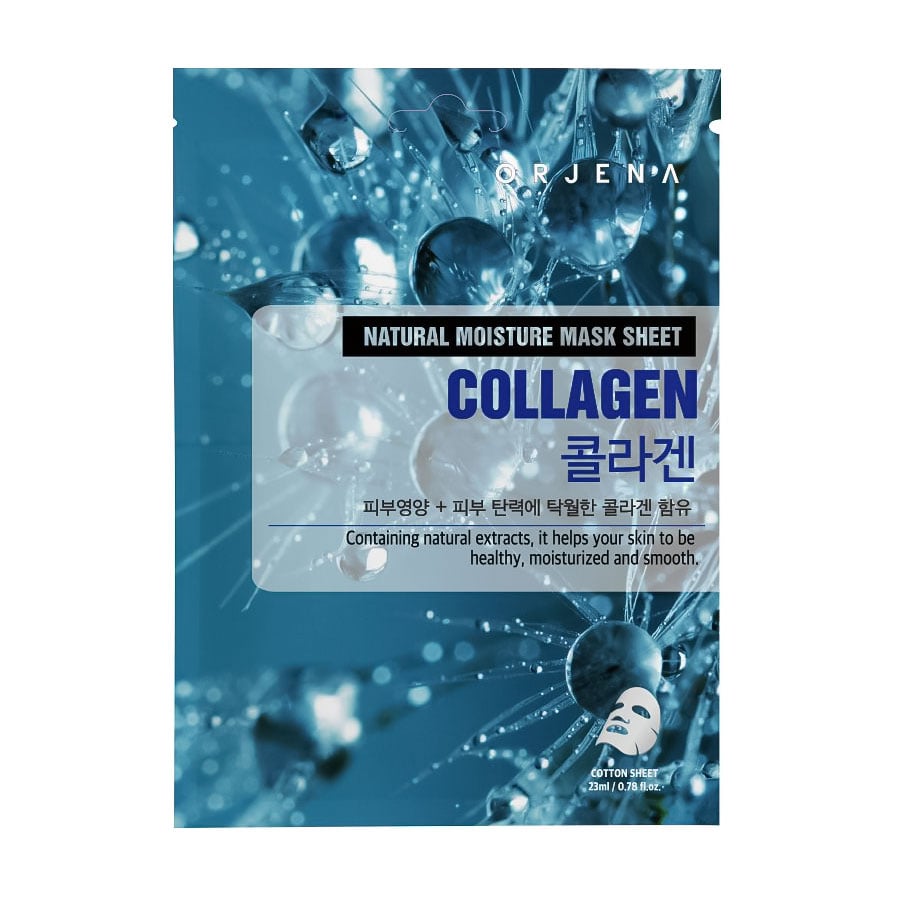 Тканинна маска для обличчя ORJENA Natural Moisture Mask Sheet Collagen з колагеном, 23 мл